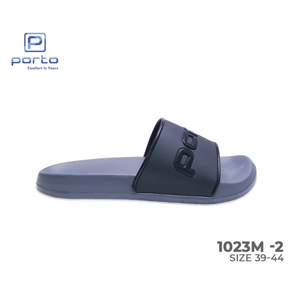 gof PORTO 1023M Sandal Pria Sandal Selop Sandal Rumah Nyaman Anti Slip Sandal slop pria Casual