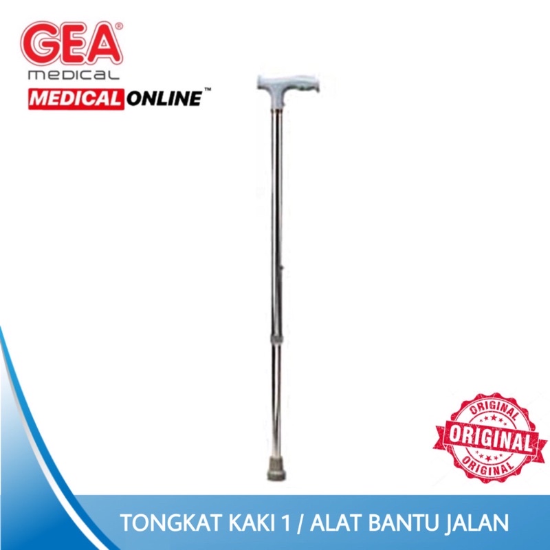 TONGKAT KAKI 1 ALAT BANTU JALAN TONGKAT LIPAT GEA MEDICAL ONLINE MEDICALONLINE