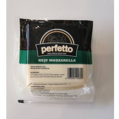 

Keju Mozzarella PERFETTO 250gr ORIGINAL