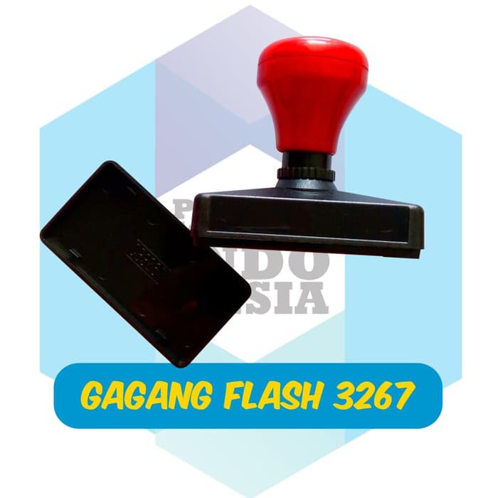 

gagang stempel flash atau stempel otomatis ukuran 32x67mm