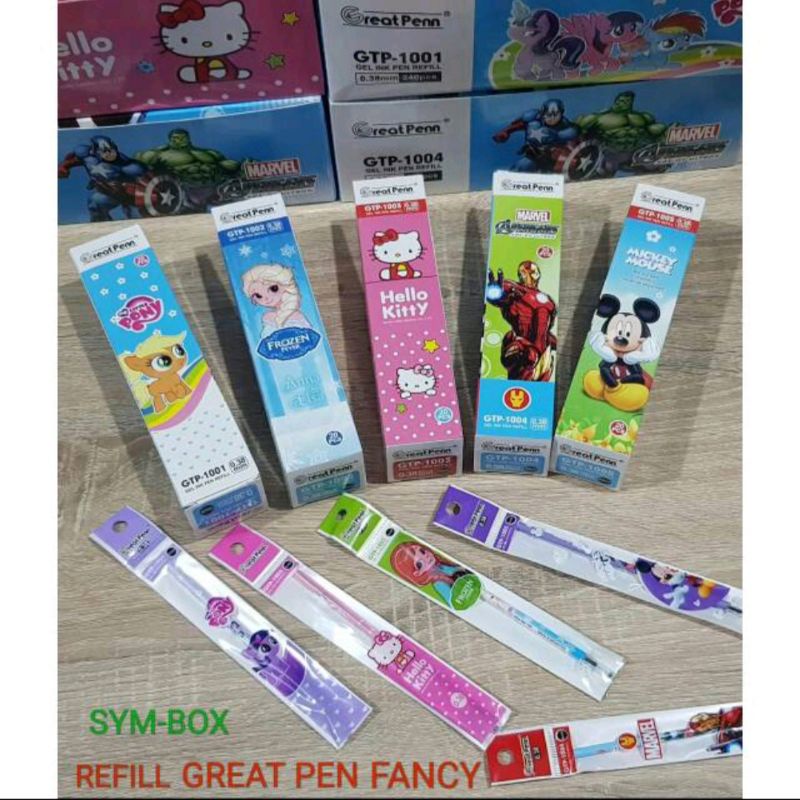 

Refill Pen hitam/isi pulpen gel 1box 24pc