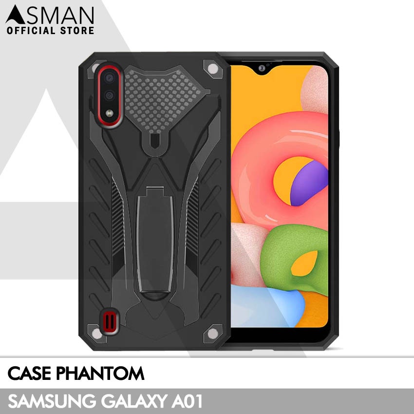 Hardcase Phantom Samsung Galaxy A01 | Transformer Kick Stand