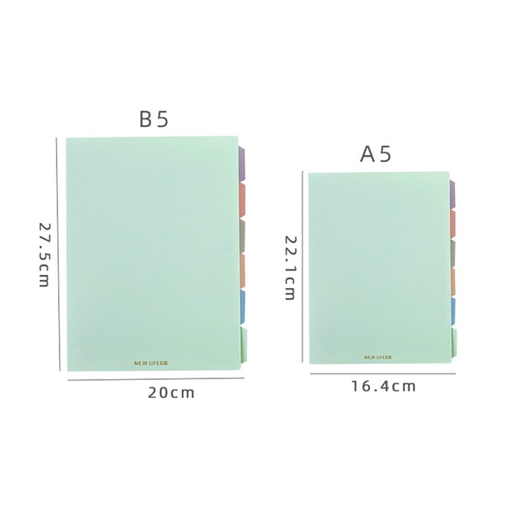 

RB NEJA LIFE PASTEL MORANDI A5/B5 LOOSE LEAF BINDER NOTEBOOK