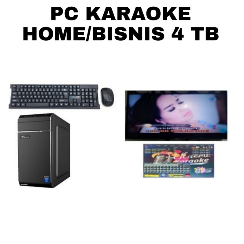 DISTRIBUTOR PC KARAOKE HOME AND BISNIS 4 TB SOFTWARE ORIGINAL