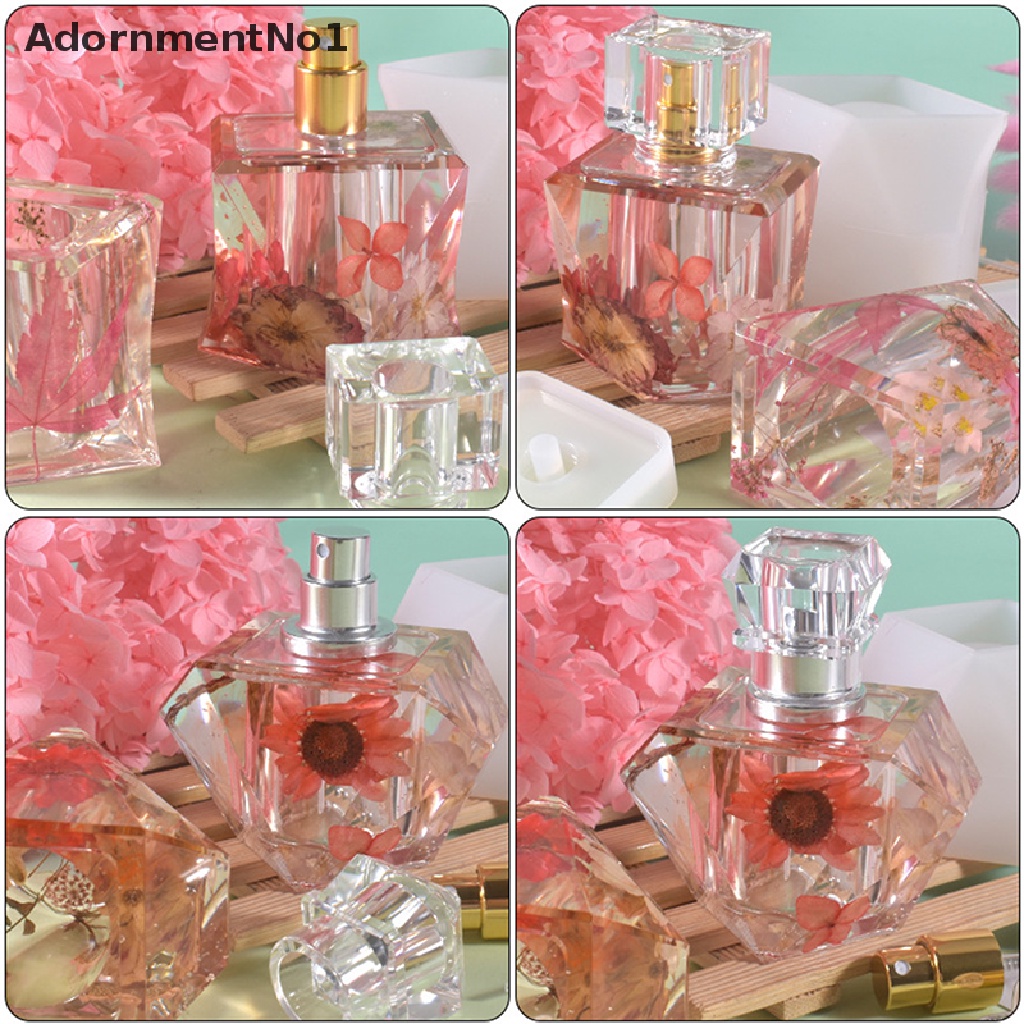 (AdornmentNo1) Cetakan Botol Parfum / Lotion / Sabun Epoxy Resin Bahan Silikon