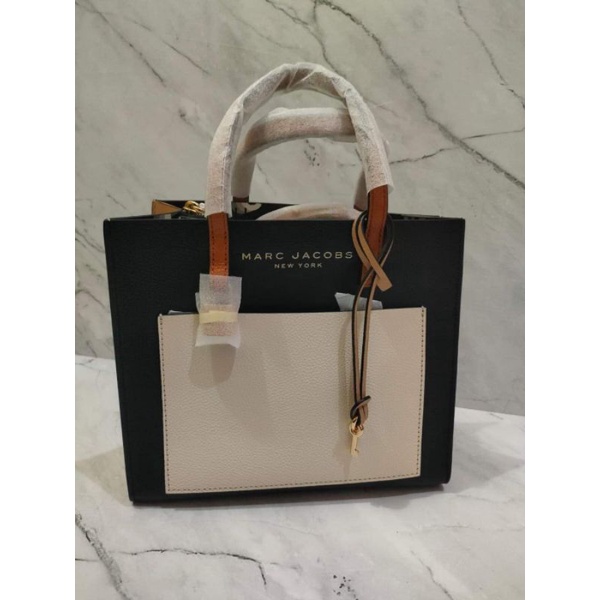 Tas MJ Mini Grind tote bag smoked almond multi