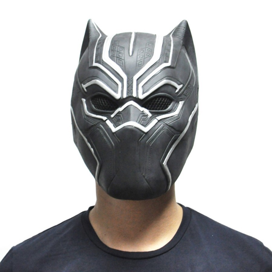 Topeng black panther marvel panter avenger