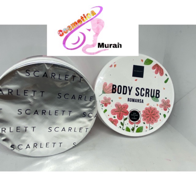 Scarlet body scrub // LULUR MANDI SCARLETT / SCARLET BODY SCRUB - LULUR SCARLET