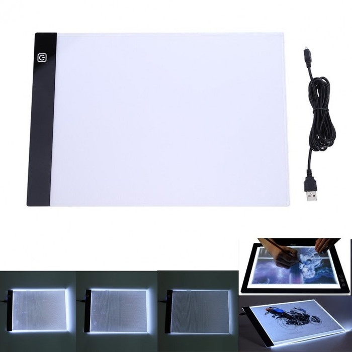 

Hadir Graphics Led Stencil Drawing Board A4 Size-3-Level Dimming - Olb3635 Murah