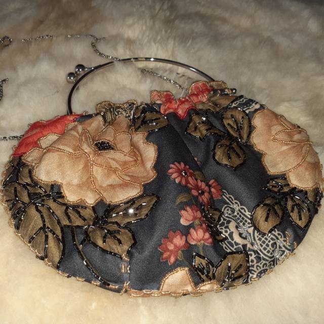 [RUMAHMODIS.ID] | Tas Pesta Wanita Mote Bunga