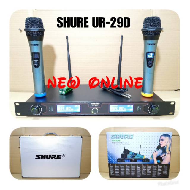 Mic wireless SHURE PUR 29D 2pegang