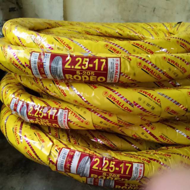 Ban Luar Motor Swallow 225-17 2.25 17 Petak Tahu Rodeo S-205 - Bukan Tubeless