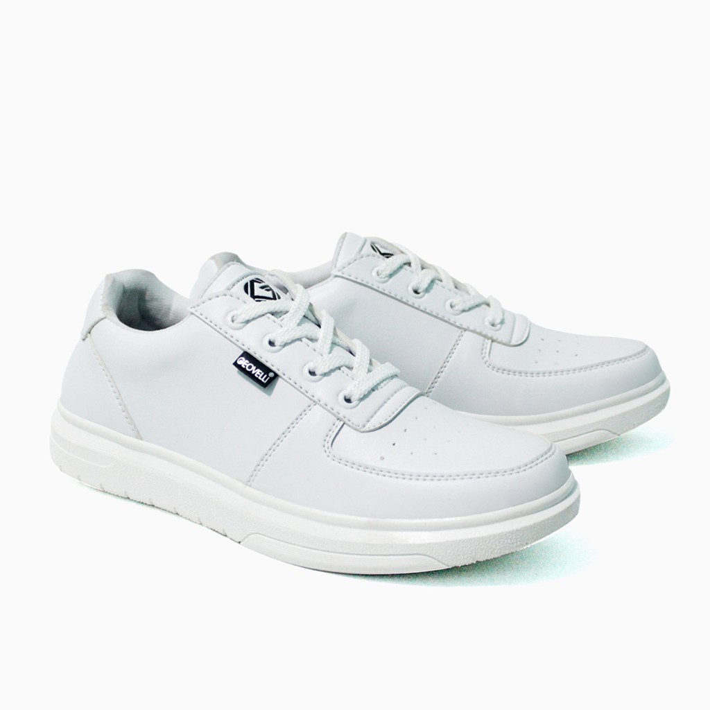 GEOVELLI WANITA - Sneakers Original Wanita Lokal Premium Quality Model White Kekinian Nyaman Dipakai