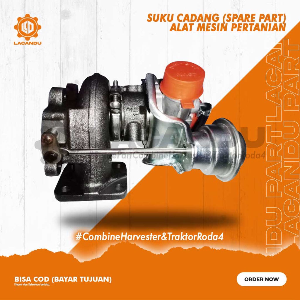 TURBO CHARGER ASSY KUBOTA DC60 / PRO688 / DC70 KUALITAS (OEM) ORIGINAL EQUIPMENT MANUFACTURE FOR COM