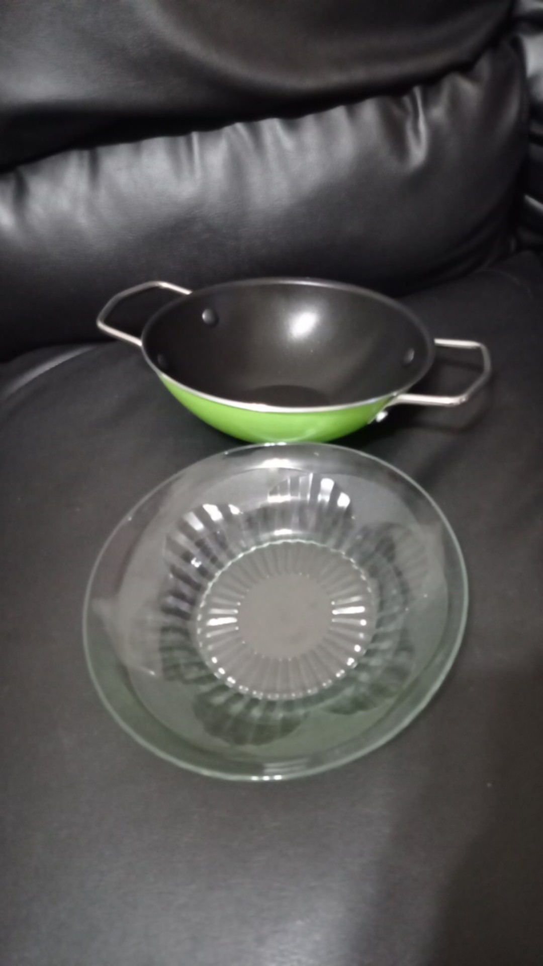 Maxim New Halania Mie Wok 19cm +piring / Panci Mie + Piring / Wajan Mini