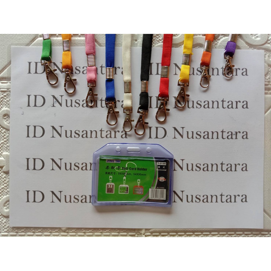 

Paket Tali Kait Besi + Casing ID Card Karet 1 Sisi T014V Tidur/Landscape