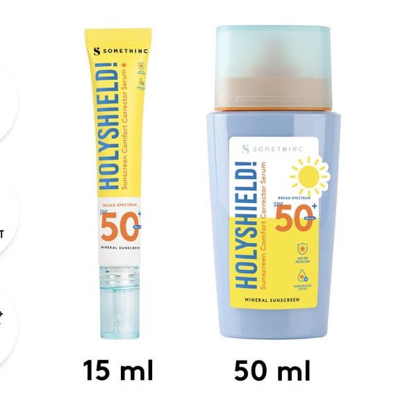 ✨ AKU MURAH ✨ SOMETHINC Holyshield Sunscreen Comfort Corrector Serum SPF 50 PA++++ 15ml // 50ml BPOM