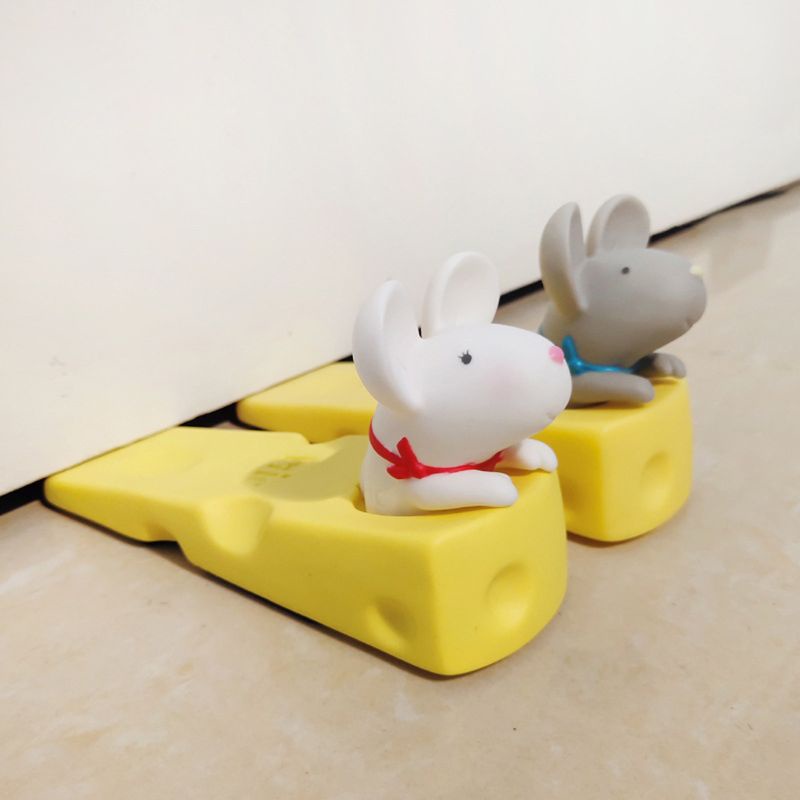 Mary Door Stopper / Penahan Pintu Bahan Silikon Motif Kartun Untuk Keamanan Bayi / Anak