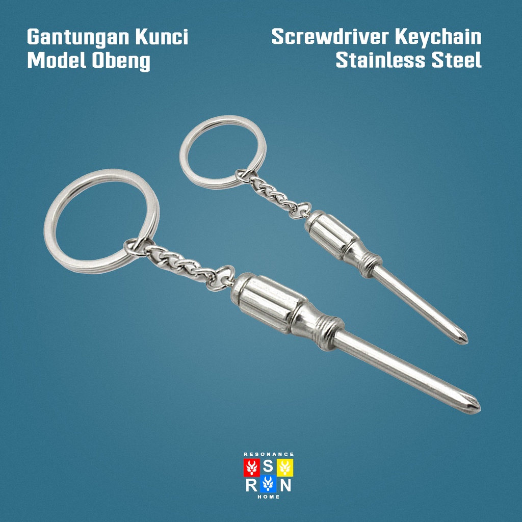 Gantungan Kunci Model Obeng / Screwdriver Keychain Resonance Home