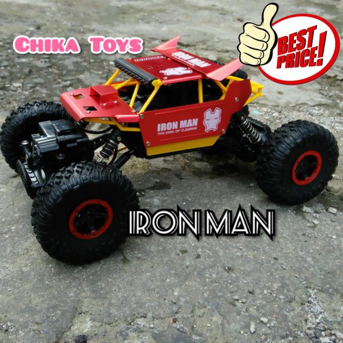 Mainan Mobil Remot HEROCAR Skala 1:18 RC Remote Control - IRONMAN