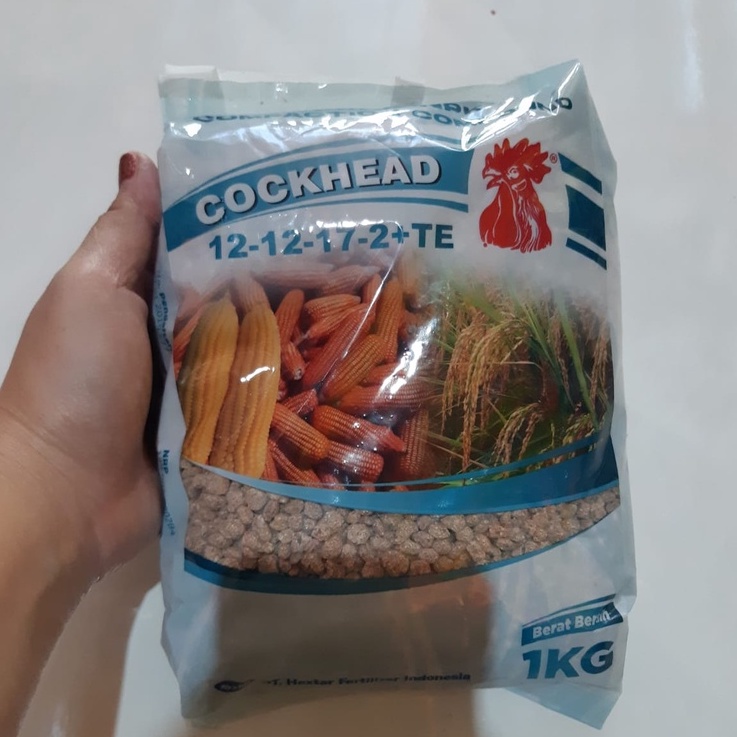 Pupuk Npk Cockhead 12 12 17 2 +TE 1 Kg pupuk Murah