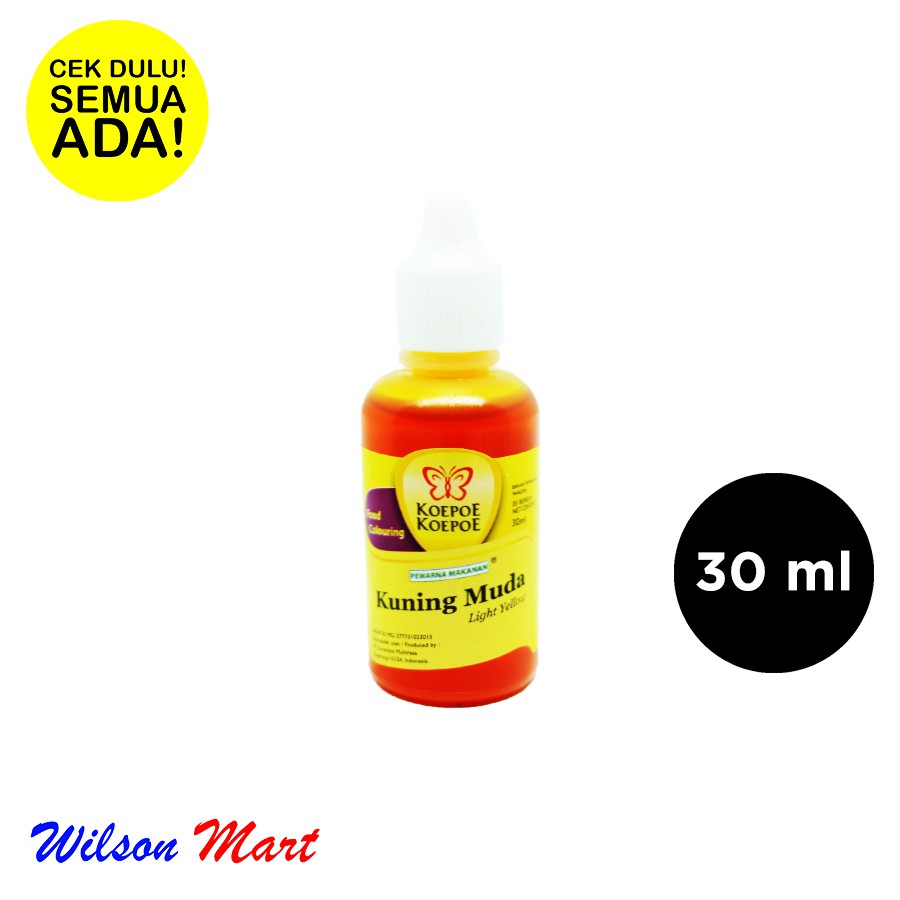 

KOEPOE KOEPOE PEWARNA KUNING MUDA 30 ML