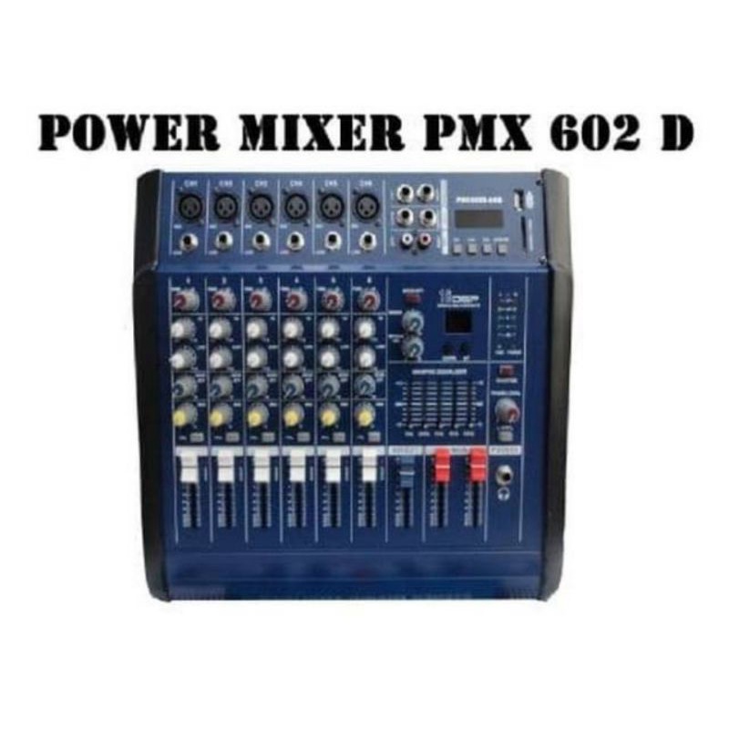 POWER MIXER PMX 602D MIXER 6 CHANNEL PMX602D