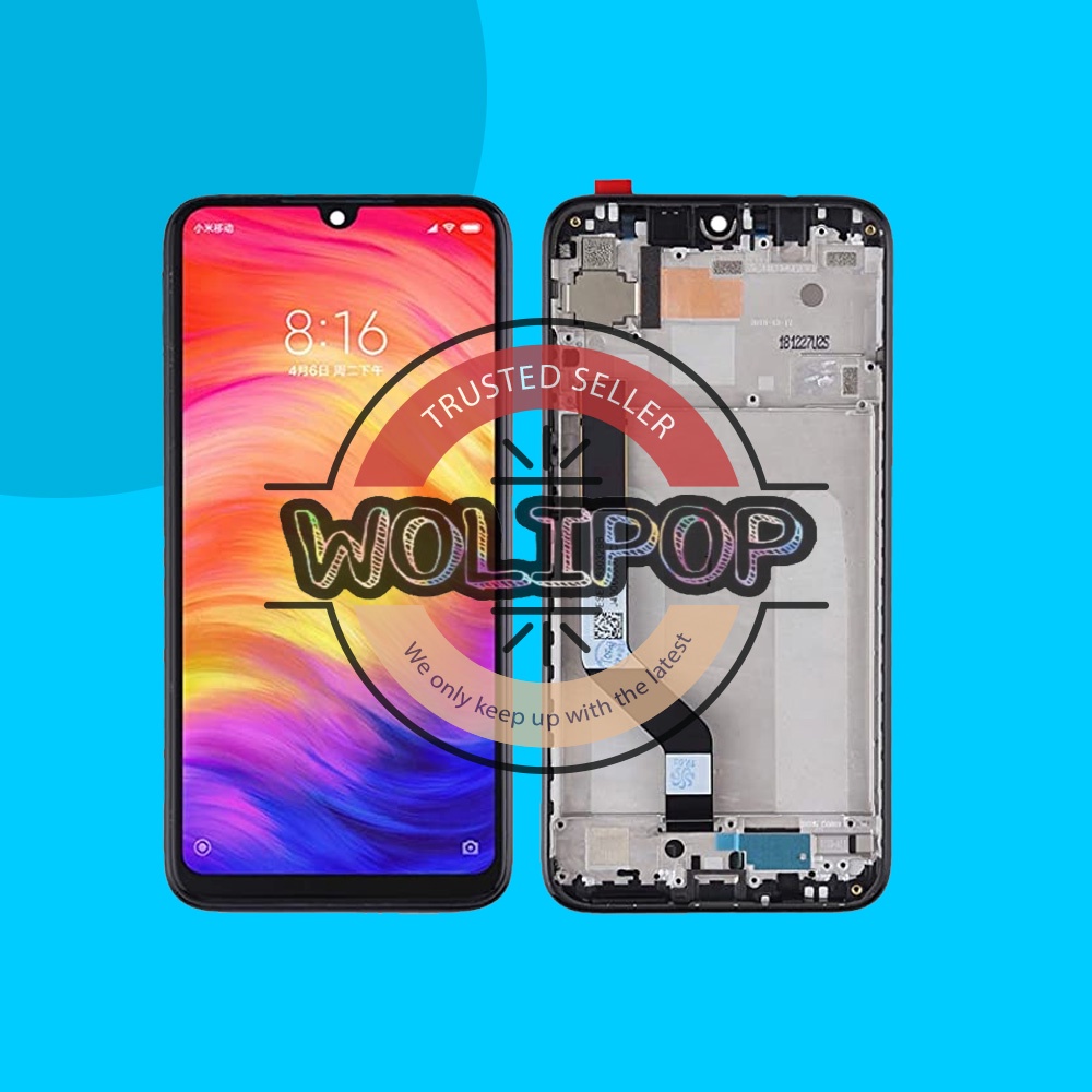 Jual LCD TOUCHSCREEN FRAME XIAOMI REDMI NOTE 7 ORIGINAL NEW Shopee