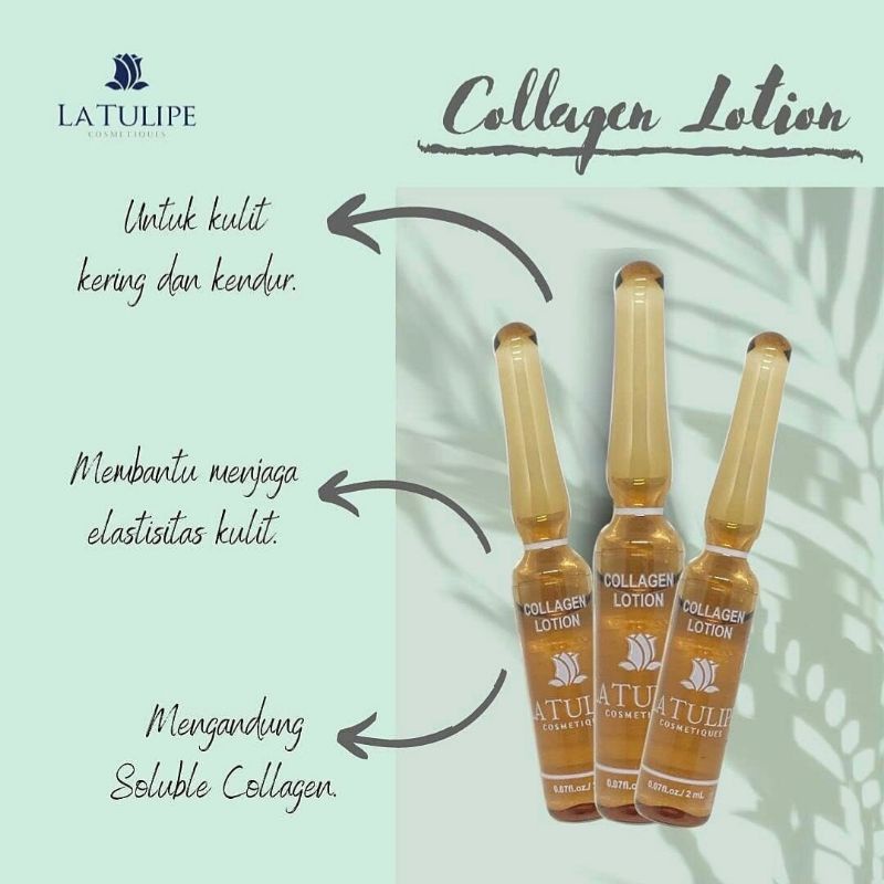 La Tulipe collagen lotion isi 6 ampul