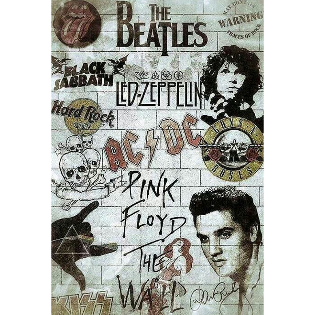 pusatmode Hiasan Dinding Music Art Size 15x30 &amp; 20x30 cm