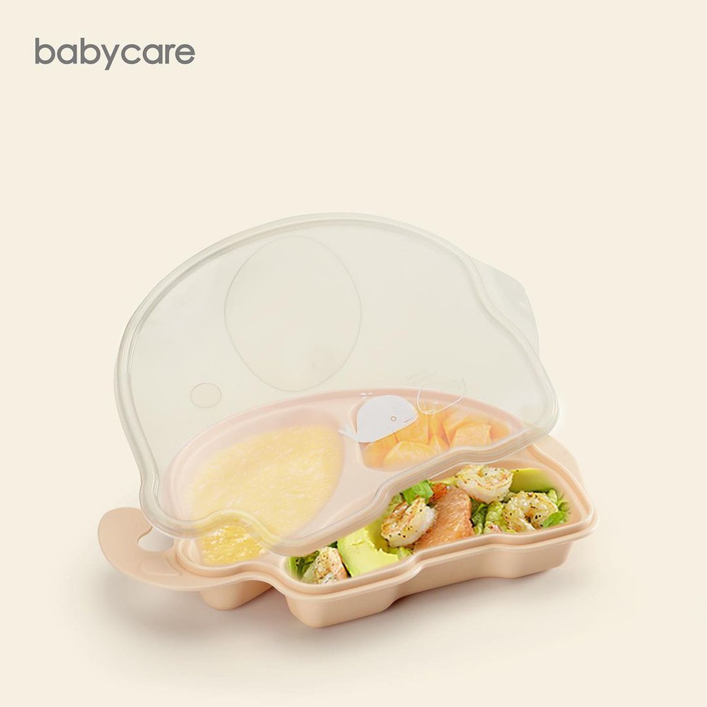Babycare Baby Plate Elephant &amp; Fish Tempat Makan Bayi