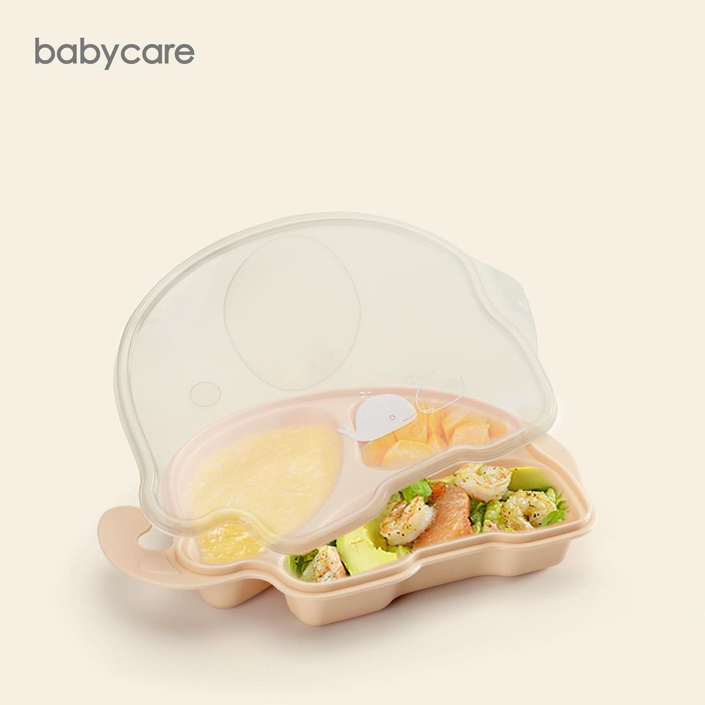 Babycare Baby Plate Elephant &amp; Fish Tempat Makan Bayi