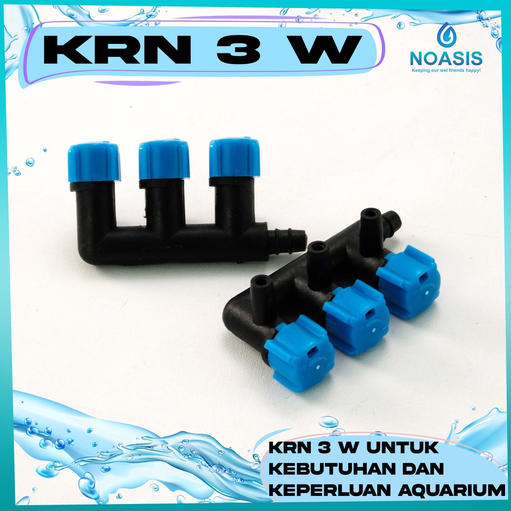 KRAN AIRATOR 3 ARUS / KERAN SELANG 3 WAY UDARA / 3 OUTPUT