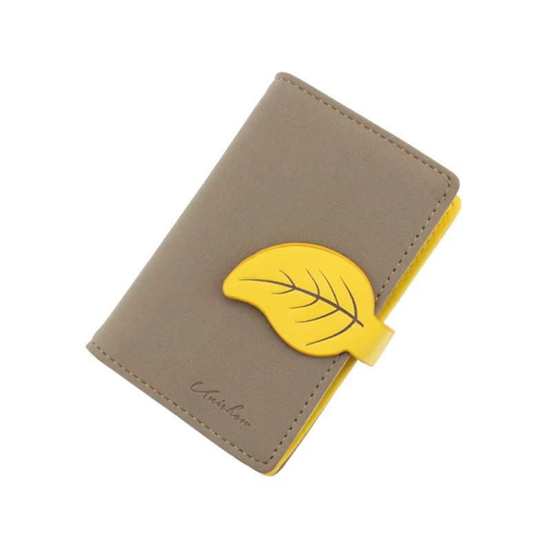DOMPET LIPAT WANITA KEREN DAUN MINI