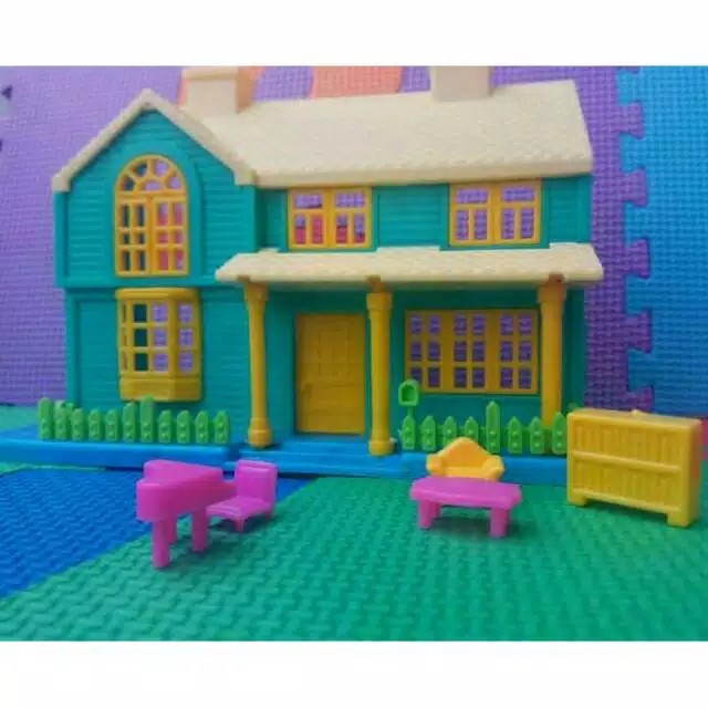 Villaku  Mainan Miniatur Rumah Boneka / Mainan Rumah edukatif