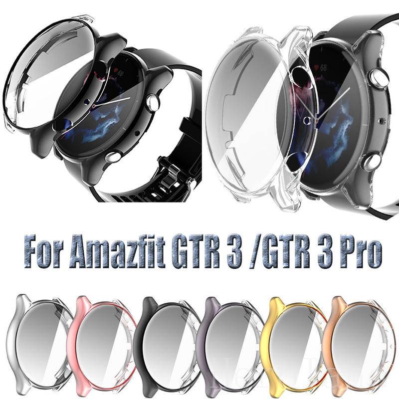 Soft Case TPU Pelindung Layar Smartwatch Huami Amazfit GTS2 GTS3 GTR2E GTR3 Pro