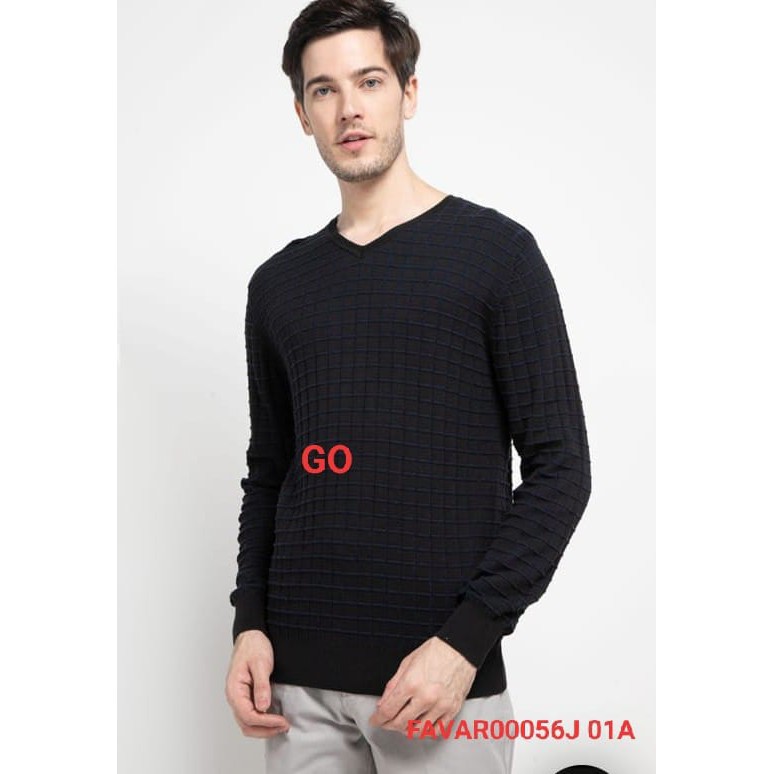 gos CFE CARDINAL SWEATER FORMAL Pakaian Pria Outwear Cardigan Jaket Casual Polos Lengan Panjang
