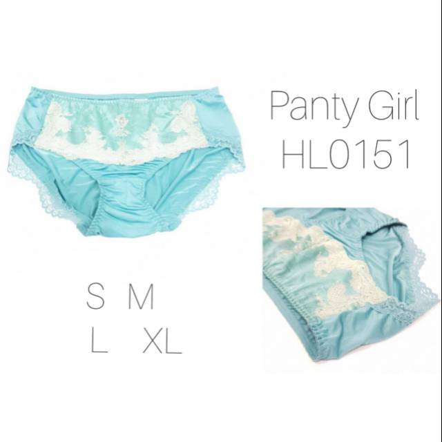 CD WANITA / CELANA DALAM WANITA RENDA SIZE S M L XL IMPORT SATIN SPANDEX HL0151