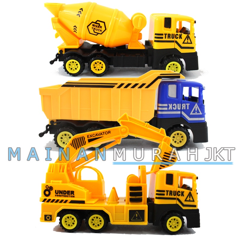 MAINANKEI MAINAN ANAK MURAH TRUCK MAINANKU MT51 MOBIL MOBILAN TRUCK EXCAVATOR TRCUK MOLEN TRUCK PASIR MAINAN ANAK LAKI LAKI MURAH MERIAH