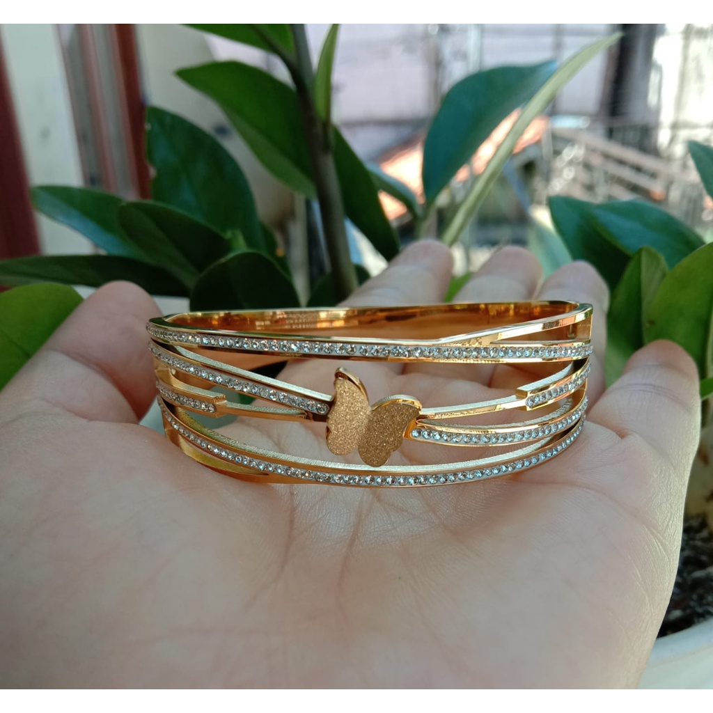 GELANG WANITA ASLI TITANIUM / PERHIASAN WANITA ASLI TITANIUM