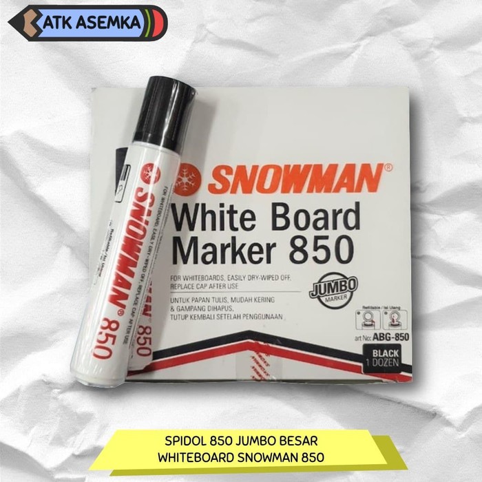 

SPIDOL 850 JUMBO BESAR WHITEBOARD SNOWMAN 850 Atk