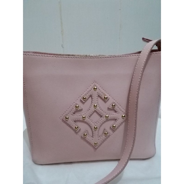 Preloved Sling Bag Gobelini pink