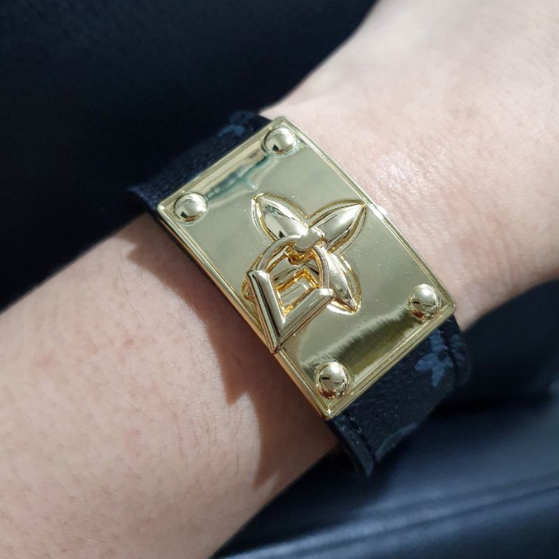 Promo Gelang Kulit Branded Band Motif elv. Premium Quality Gelang tangan Kulit Fashion import  1138