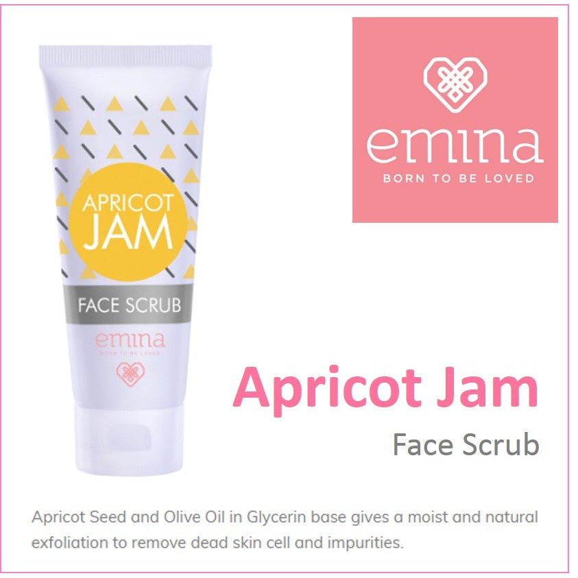 ⭐️ Beauty Expert ⭐️ Emina Apricot Jam Face Scrub | Exfoliating Scrub | Scrub Eksfoliasi