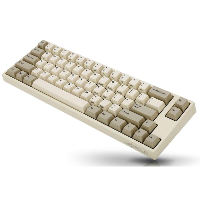 Leopold FC660M TwoTone White PD 65% DoubleShot PBT Mechanical Keyboard