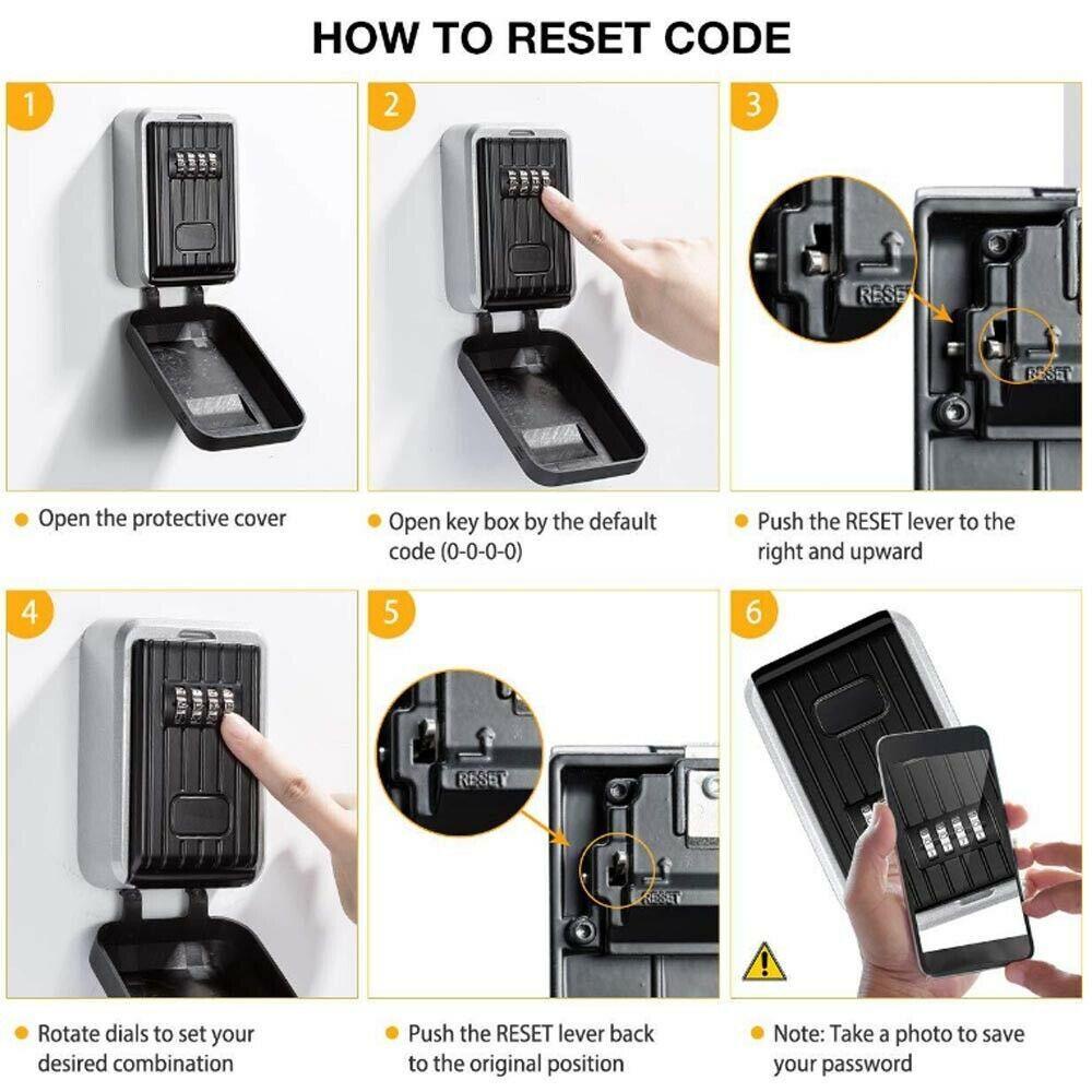 Kotak Kunci Tempel Dinding Nanas New Anti Air Kapasitas Besar Key Safe Box