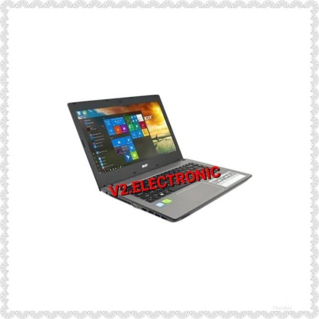 Laptop Acer E5-476G Intel Core i3-7020U VGA 2GB Nvidia GeForce RAM 4GB HDD 1TB Windows 10