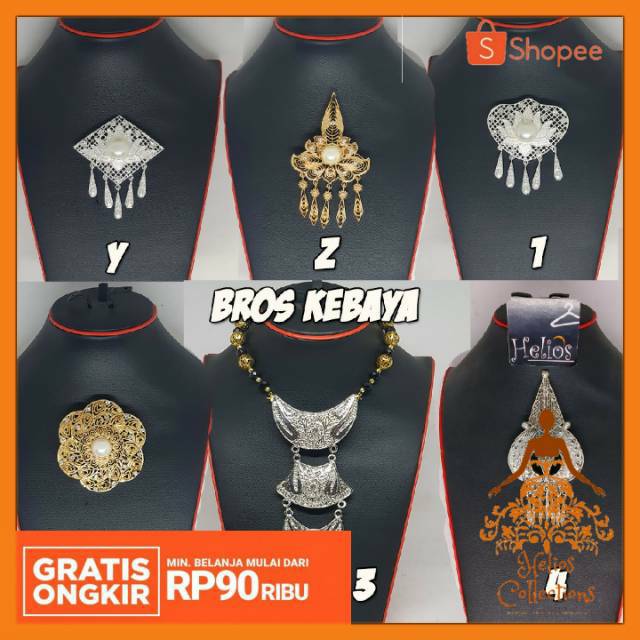 Bross kebaya / Bross Kondangan / Accessories kebaya