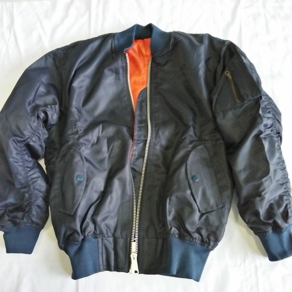 bomber jacket navy, green, black