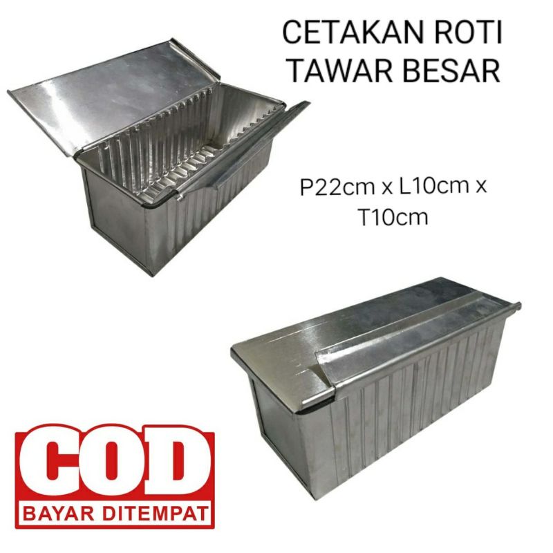 Loyang roti tawar besar/Cetakan roti tawar bahan Alumunium